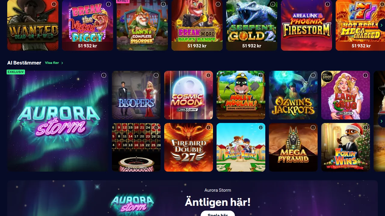 Výběr automatů v casinu Hajper